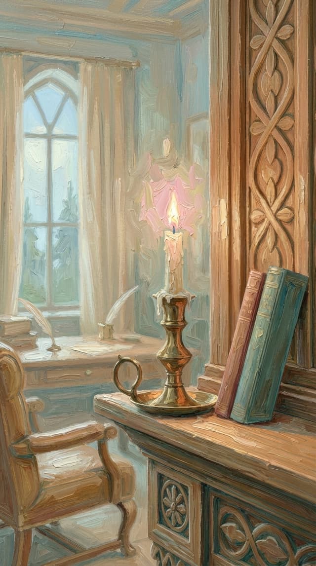 Карточка «Свеча» — колода Гостиная